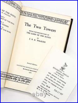 J R R Tolkien / LORD OF THE RINGS The Fellowship of the Ring The Two Towers 1st