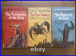 J. R. R. Tolkien LORD OF THE RINGS trilogy complete vintage 1966 Ace PBs