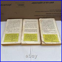 J. R. R. Tolkien LOTR Lord of the Rings box set Ballantine 3 paperbacks