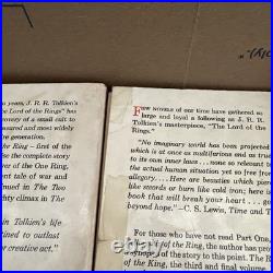 J. R. R. Tolkien LOTR Lord of the Rings box set Ballantine 3 paperbacks