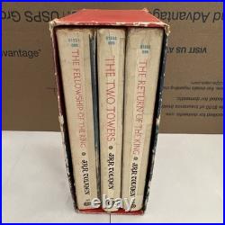 J. R. R. Tolkien LOTR Lord of the Rings box set Ballantine 3 paperbacks