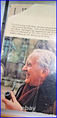 J. R. R. Tolkien Lord Of The Rings Ballantine Gold Softcover Book Set Very Good