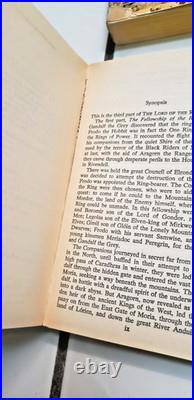 J. R. R. Tolkien Lord Of The Rings Ballantine Gold Softcover Book Set Very Good