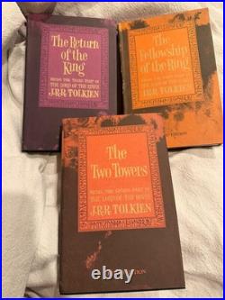 J. R. R Tolkien Lord Of The Rings Box Set, 1965 2nd Edition withmaps