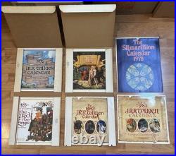 J. R. R. Tolkien Lord Of The Rings Calendars Lot Of 6 1976 1978 1979 1980 1981 NEW