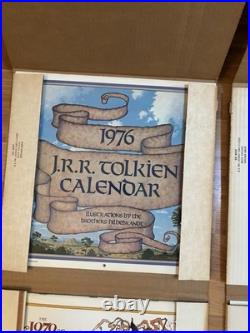 J. R. R. Tolkien Lord Of The Rings Calendars Lot Of 6 1976 1978 1979 1980 1981 NEW