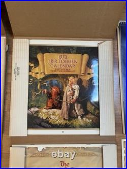 J. R. R. Tolkien Lord Of The Rings Calendars Lot Of 6 1976 1978 1979 1980 1981 NEW