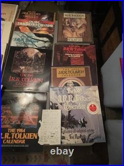 J. R. R. Tolkien Lord Of The Rings Calendars Lot of 15, New, No Markings, Nice