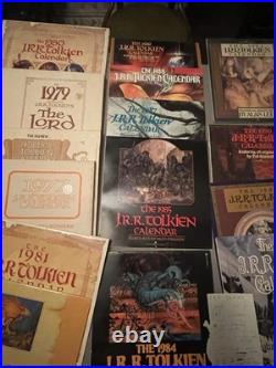 J. R. R. Tolkien Lord Of The Rings Calendars Lot of 15, New, No Markings, Nice