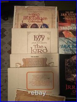 J. R. R. Tolkien Lord Of The Rings Calendars Lot of 15, New, No Markings, Nice