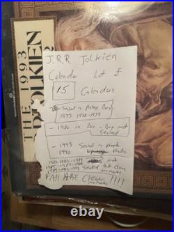 J. R. R. Tolkien Lord Of The Rings Calendars Lot of 15, New, No Markings, Nice