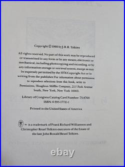 J. R. R. Tolkien Lord Of The Rings HMCO Collectors Edition 1966 The Hobbit 1976 HC