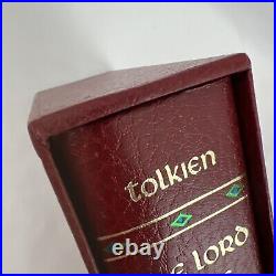 J. R. R. Tolkien Lord Of The Rings HMCO Collectors Edition Book 27th print with map