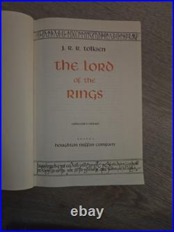 J. R. R. Tolkien Lord Of The Rings HMCO Collectors Edition Book withmap, 1966
