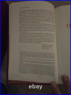 J. R. R. Tolkien Lord Of The Rings HMCO Collectors Edition Book withmap, 1966