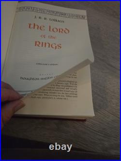 J. R. R. Tolkien Lord Of The Rings HMCO Collectors Edition Book withmap, 1966