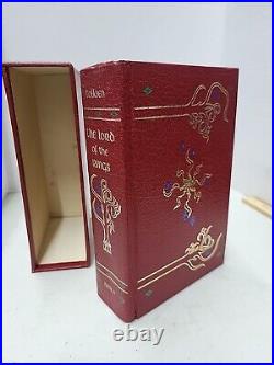 J. R. R. Tolkien Lord Of The Rings HMCO Collectors Edition Book withmap, 1966, 5th