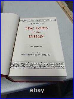 J. R. R. Tolkien Lord Of The Rings HMCO Collectors Edition Book withmap, 1966, 5th