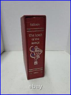 J. R. R. Tolkien Lord Of The Rings HMCO Collectors Edition Book withmap, 1966, 5th