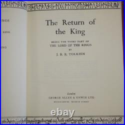 J. R. R. Tolkien Lord of The Rings Three Vol Set 2nd Edition 8th Impressions 1974
