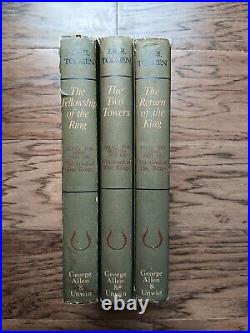 J. R. R. Tolkien Lord of the Rings 1966 Lot of 3 HB DJ 2nd Edition, 1st Impression