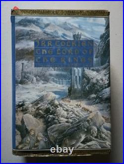 J R R Tolkien Lord of the Rings (1991) SIGNED by Illustrator Alan Lee HC DJ