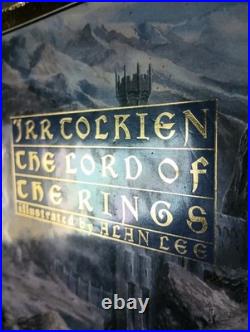 J R R Tolkien Lord of the Rings (1991) SIGNED by Illustrator Alan Lee HC DJ