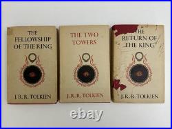 J. R. R. Tolkien Lord of the Rings 3 Volumes 11 11 & 14th Edition 1965 Maps HC
