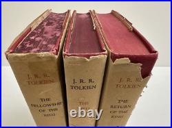 J. R. R. Tolkien Lord of the Rings 3 Volumes 11 11 & 14th Edition 1965 Maps HC