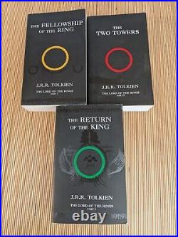 J. R. R Tolkien Lord of the Rings Lot of 5 Silmarillion Unfinished Tales Black