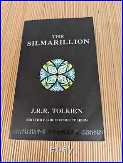 J. R. R Tolkien Lord of the Rings Lot of 5 Silmarillion Unfinished Tales Black