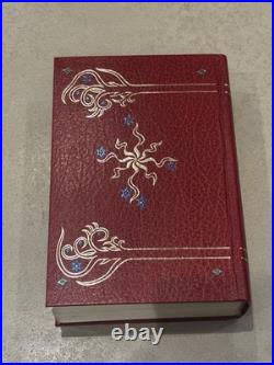 J. R. R. Tolkien Lord of the Rings Red Leather Collectors Edition 1987 HMCO withMap