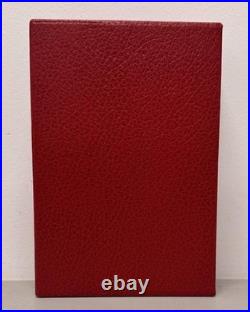 J. R. R. Tolkien Lord of the Rings Red Leather Collectors Edition 1987 HMCO withMap