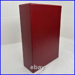 J. R. R. Tolkien Lord of the Rings Red Leather Collectors Edition 1987 HMCO withMap