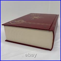 J. R. R. Tolkien Lord of the Rings Red Leather Collectors Edition 1987 HMCO withMap