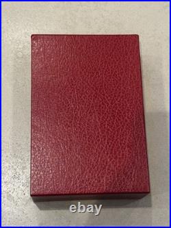 J. R. R. Tolkien Lord of the Rings Red Leather Collectors Edition 1987 HMCO withMap J. R. R. Tolkien Lord of the Rings Red Leather Collectors Edition 1987 HMCO withMap