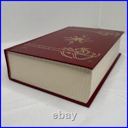 J. R. R. Tolkien Lord of the Rings Red Leather Collectors Edition 1987 HMCO withMap