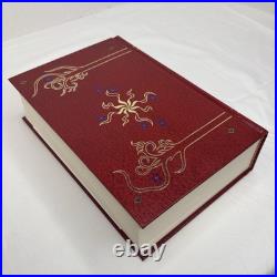 J. R. R. Tolkien Lord of the Rings Red Leather Collectors Edition 1987 HMCO withMap