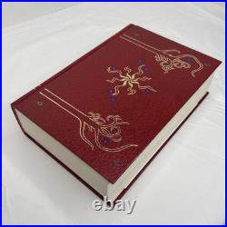 J. R. R. Tolkien Lord of the Rings Red Leather Collectors Edition 1987 HMCO withMap