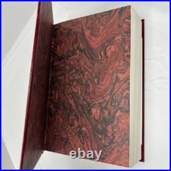J. R. R. Tolkien Lord of the Rings Red Leather Collectors Edition 1987 HMCO withMap