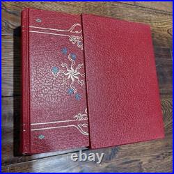 J. R. R. Tolkien Lord of the Rings Red Leather collectors edition 1987 HMCO No Map