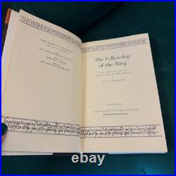 J. R. R. Tolkien Lord of the Rings Trilogy HMCO Hardcover Set No Box 2nd Ed 5th