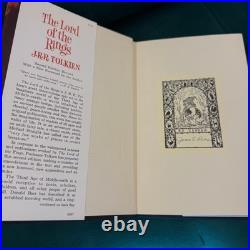 J. R. R. Tolkien Lord of the Rings Trilogy HMCO Hardcover Set No Box 2nd Ed 5th J. R. R. Tolkien Lord of the Rings Trilogy HMCO Hardcover Set No Box 2nd Ed 5th