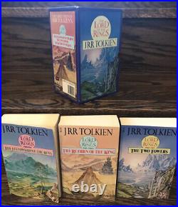 J. R. R Tolkien Lord of the rings box set (1986 GB unwind unicorn) CS lewis quote