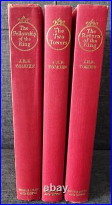 J. R. R. Tolkien THE LORD OF THE RINGS 3 Vol Set HC 1969 VGC