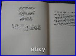 J. R. R. Tolkien THE LORD OF THE RINGS 3 vol set HC/DJ's 1962-65 VGC