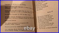 J. R. R. Tolkien The Hobbit & The Lord of the Rings 4-Book Boxed Set 1981