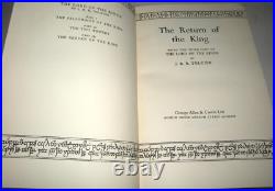 J. R. R. Tolkien The Lord Of The Rings 3 Vol Set, HB, 1st Ed, 1955, 1956 2/4/5