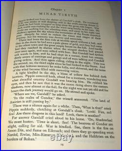 J. R. R. Tolkien The Lord Of The Rings 3 Vol Set, HB, 1st Ed, 1955, 1956 2/4/5