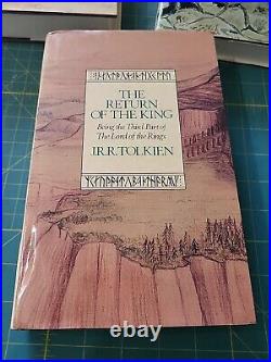 J. R. R. Tolkien. The Lord Of The Rings Books 1 2 3 BCA 1987 Hardcover Dust Jacket